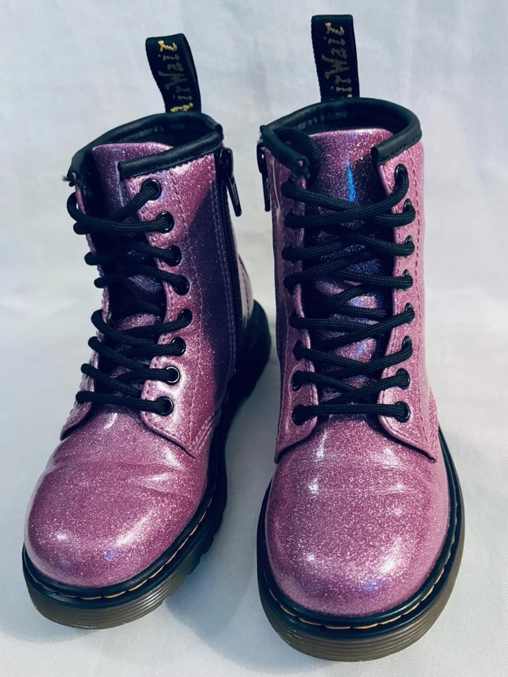 Dr. MARTENS 1460 Pink Glitter Boots